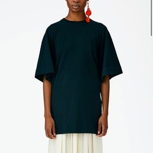Tibi Tshirting Rolled Sleeve Tunic